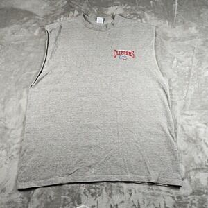 Vintage Los Angeles Clippers Shirt Men XXL Starter Sleeveless Embroidered NBA 90